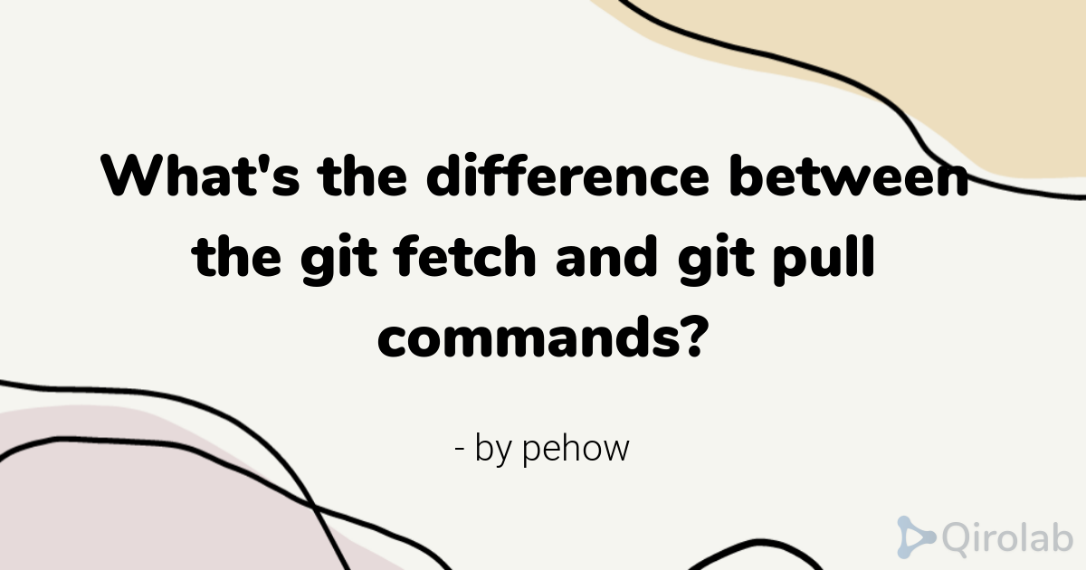 git fetch only one branch